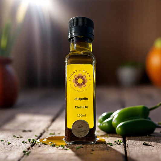Tasmanian Jalapeno Chilli Oil 100ml by Sonny and Bear Scamander Tasmania