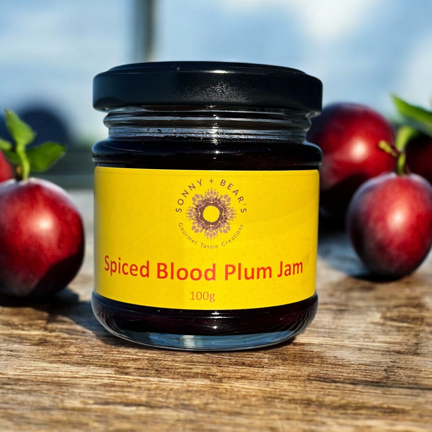 Spiced Blood Plum Jam