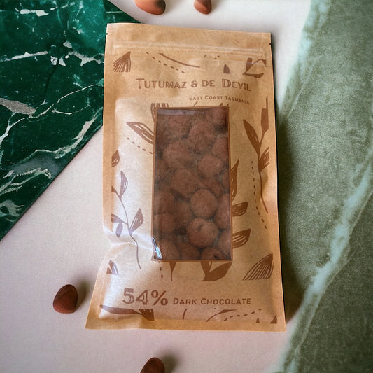 Chocolate Covered Hazelnuts - 54% Dark Chocolate