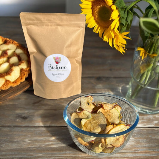 Deliciously Crisp 100% Tasmanian Apple Chips | 100g Pack | Bicheno Berries and Blooms