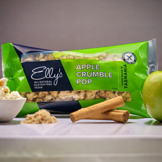 Apple Crumble POP Popcorn by Elly's Gourmet Confectionery Tasmania