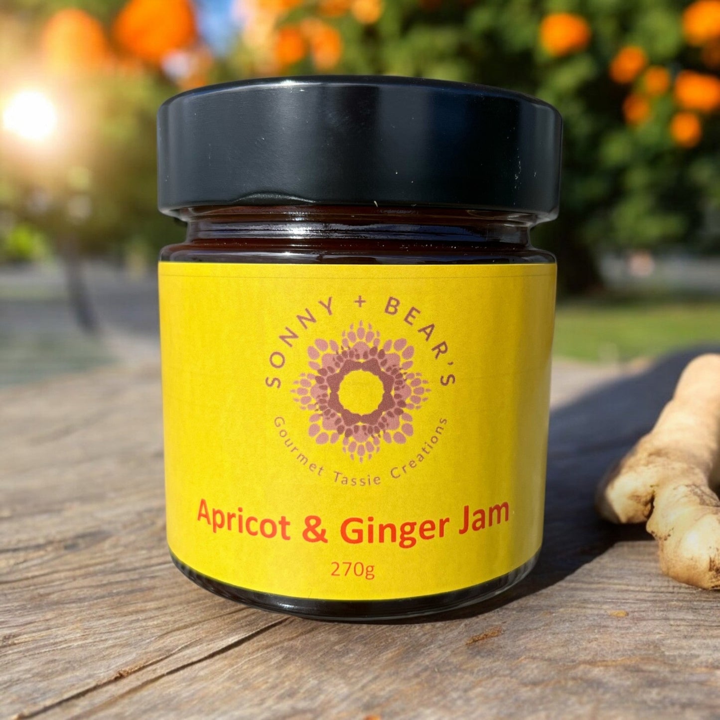 Apricot & Ginger Jam by Sonny & Bear Tasmania