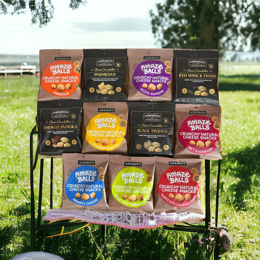 AmazeBalls and Cheese Crunchettes Collection Ashgrove Cheese Tasmania