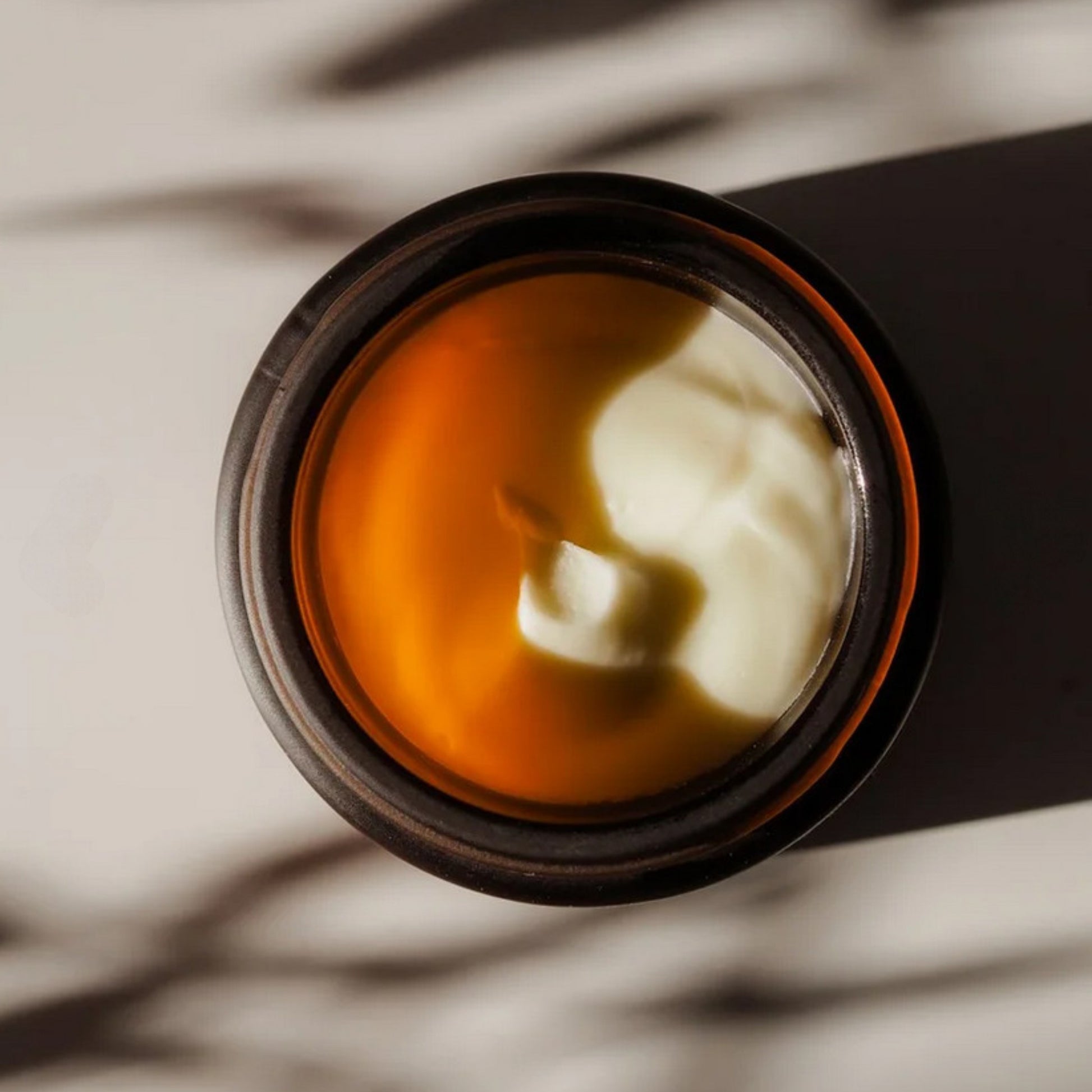 Close-up texture of grass-fed beef tallow cream showing smooth moisturising consistency