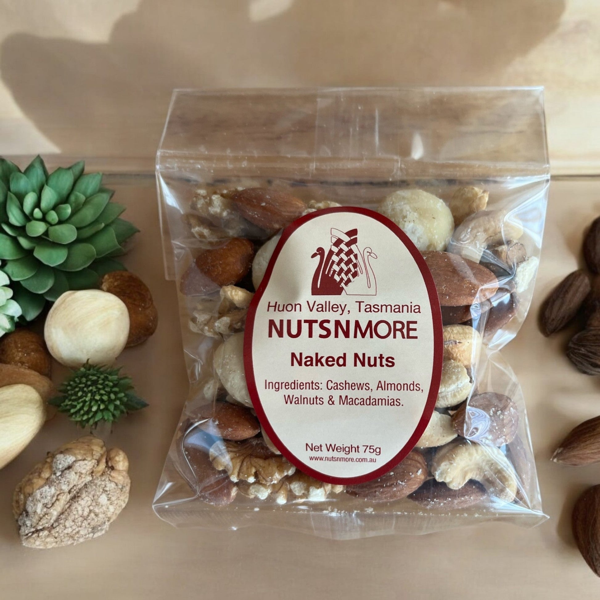 Naked Nuts Mix by Nutsnmore Tasmania