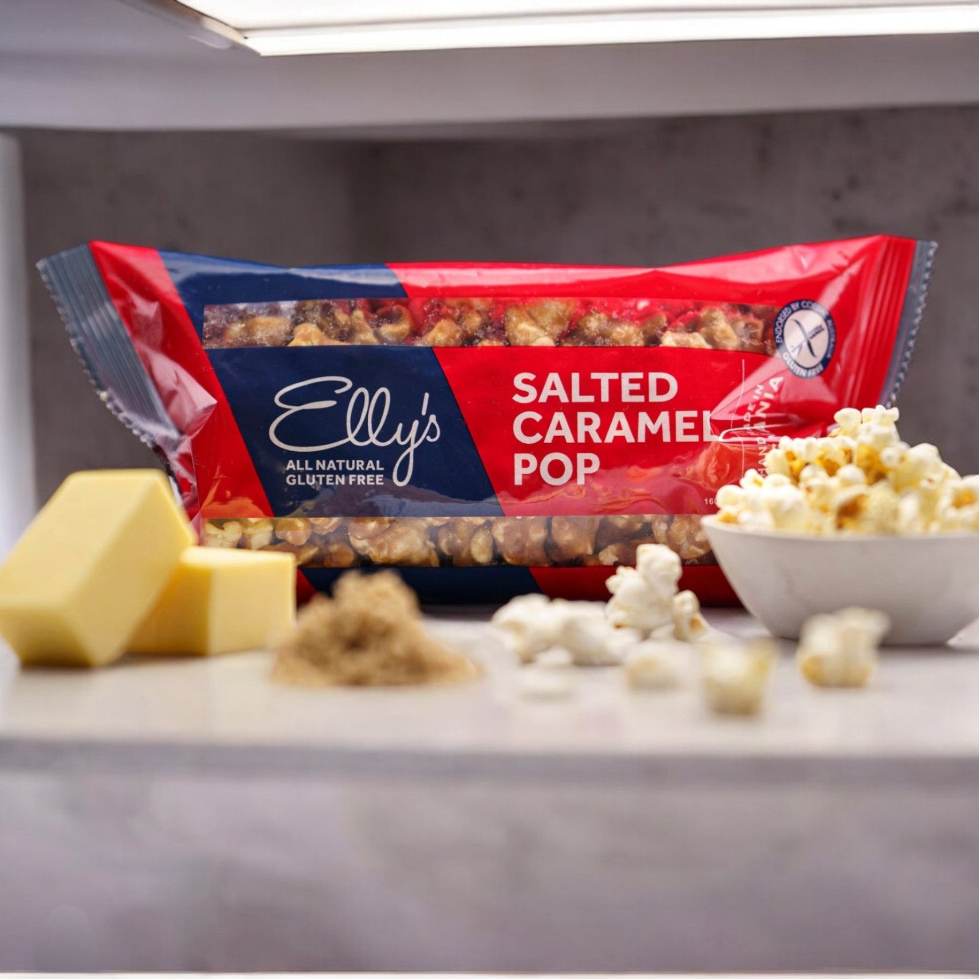 Salted Caramel POP Handmade in Tasmania by Elly's Gourmet Confectionery