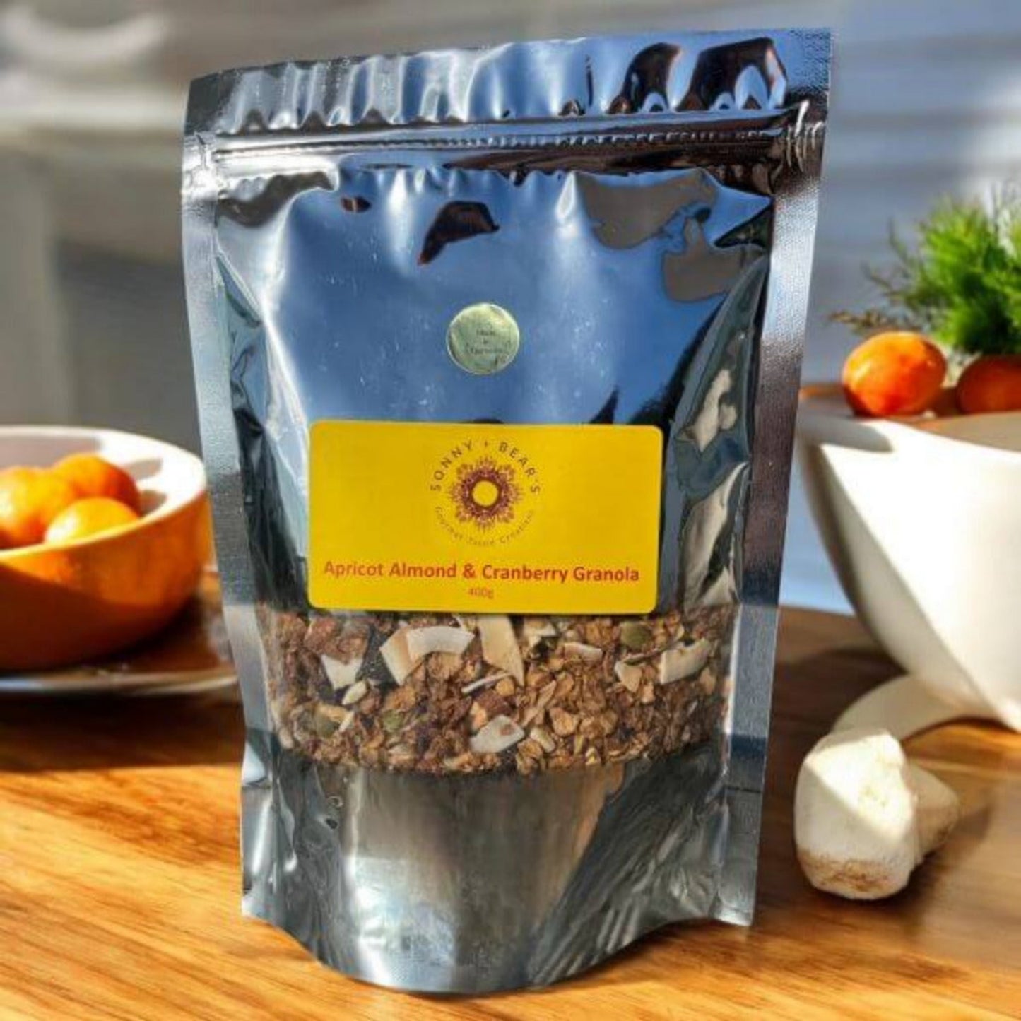 Tasmanian Gourmet Granola Apricot Almond and Cranberry by Sonny and Bear