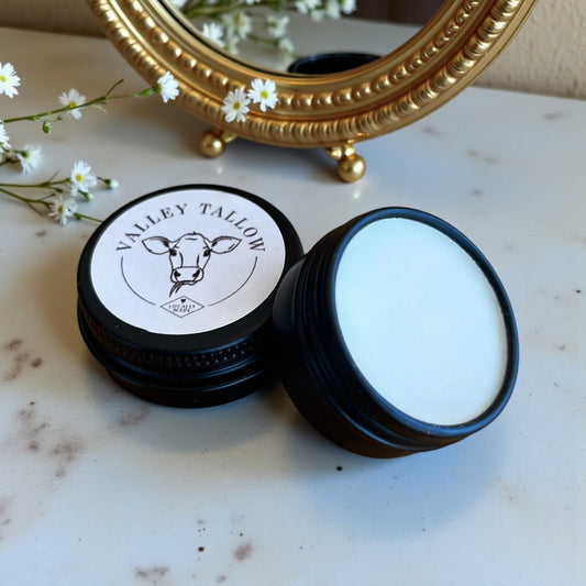 Tasmanian Tallow Vanilla Lip Balm made with Pyengana beef tallow