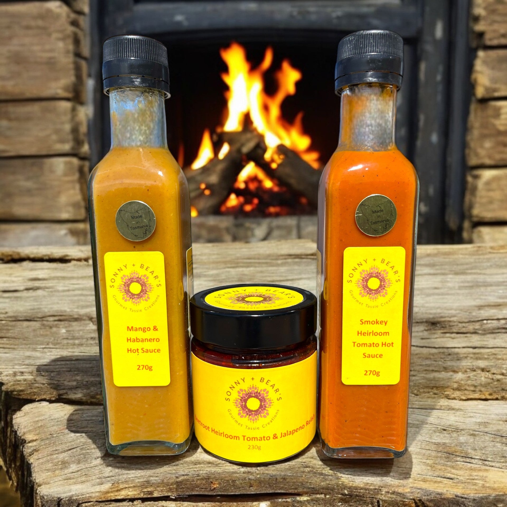 Tasmanian Gourmet Sauces Tasmanian Hot Sauce Collection