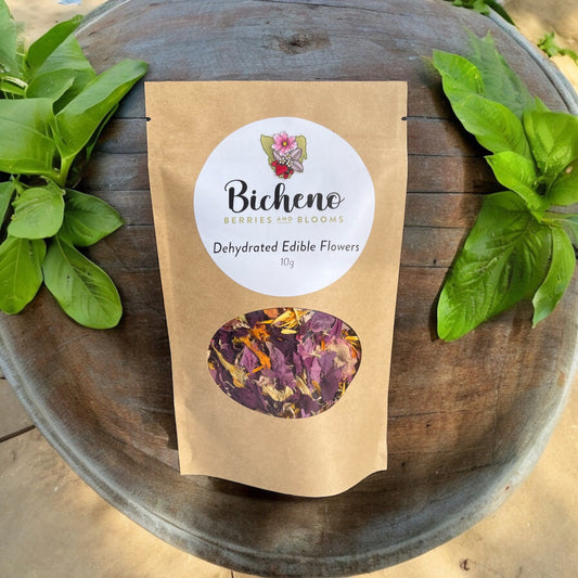 Dehydrated Edible Flowers | Bicheno Berries and Blooms | 10g