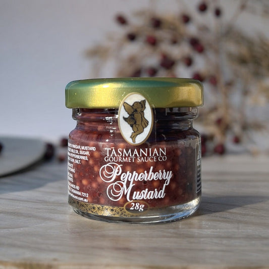 Tasmanian Gourmet Pepperberry Mustard - 28g Jar